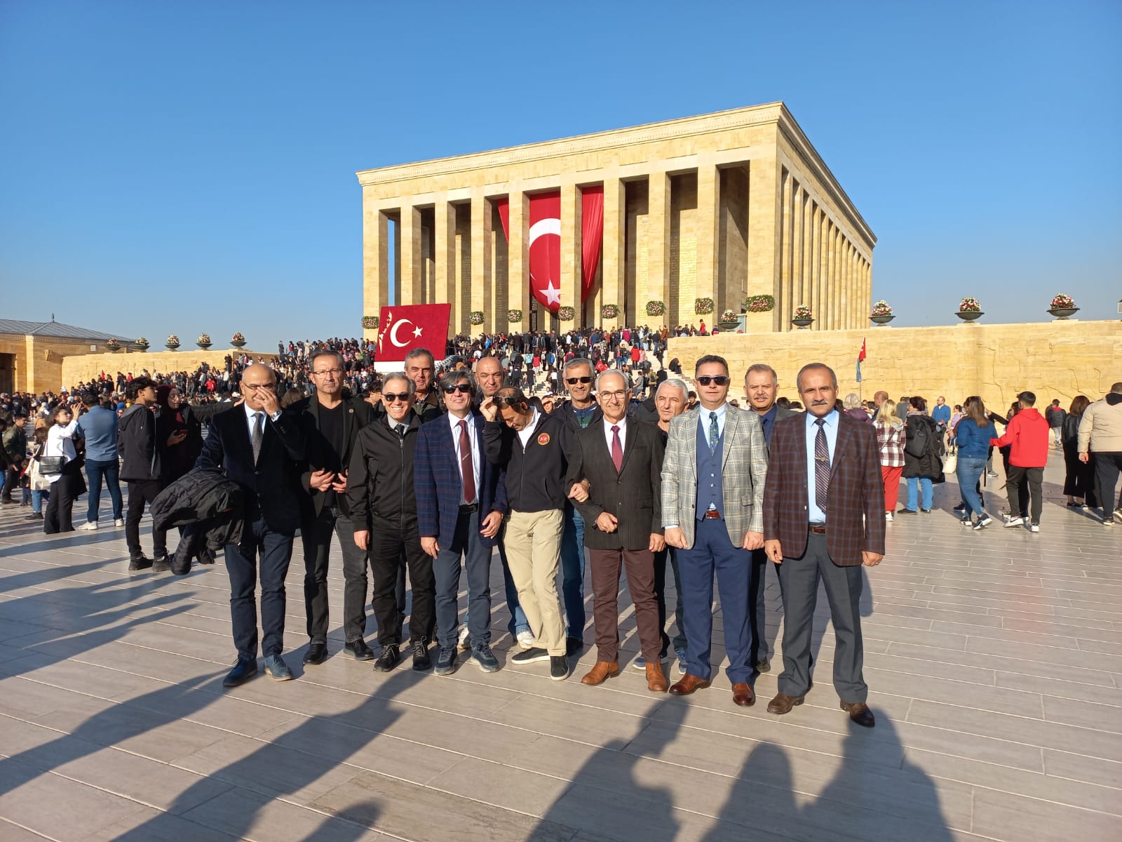 340 Ankaradaki  Doksanbirliler ATAMIZI Anıtkabirde Anıyor
