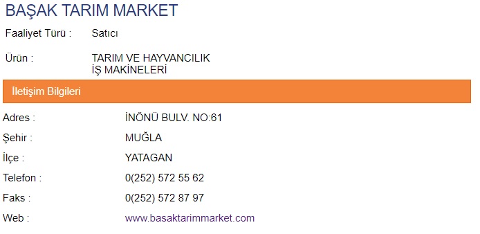 Başak Tarım Market (Mustafa Murat Can)