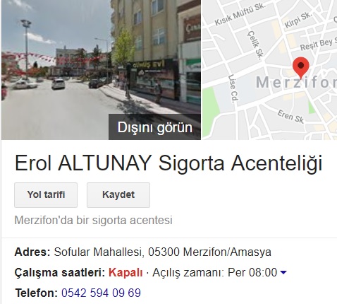 Sigorta Acenteliği (Erol Altunay)